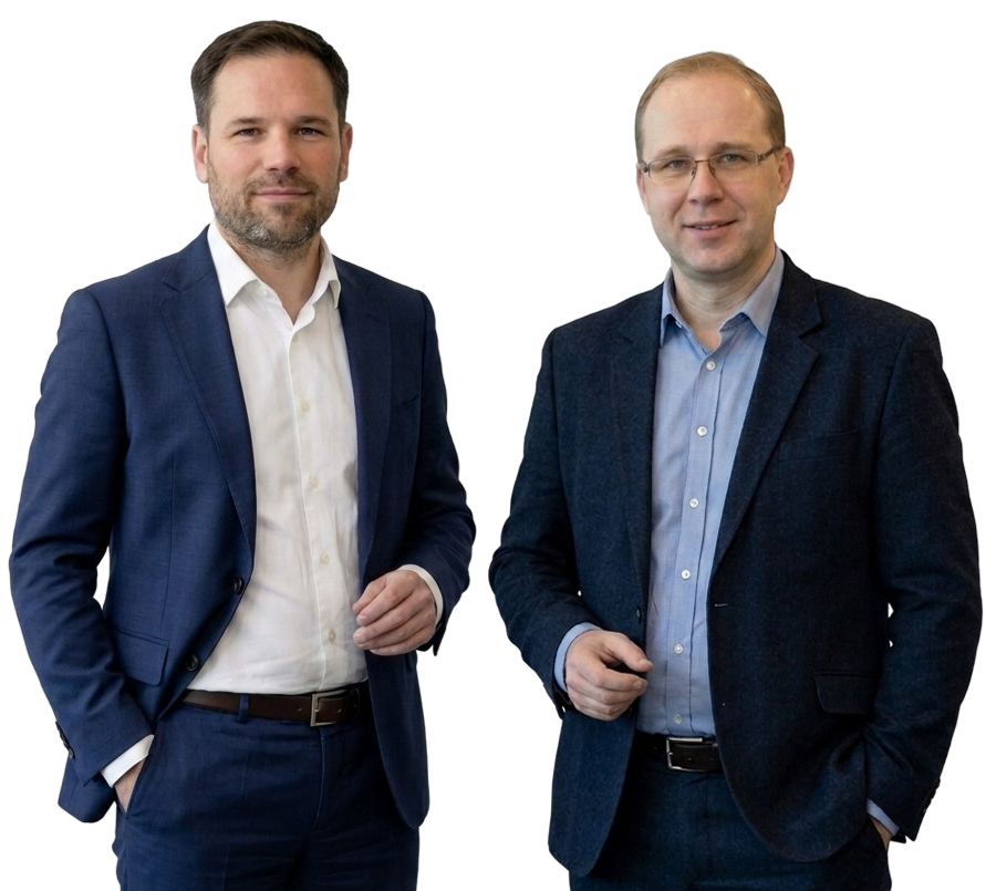 Ing. Pavel Pavlátka, Ph.D. und Ing. Petr Kristek, Geschäftsführer von Union Grid