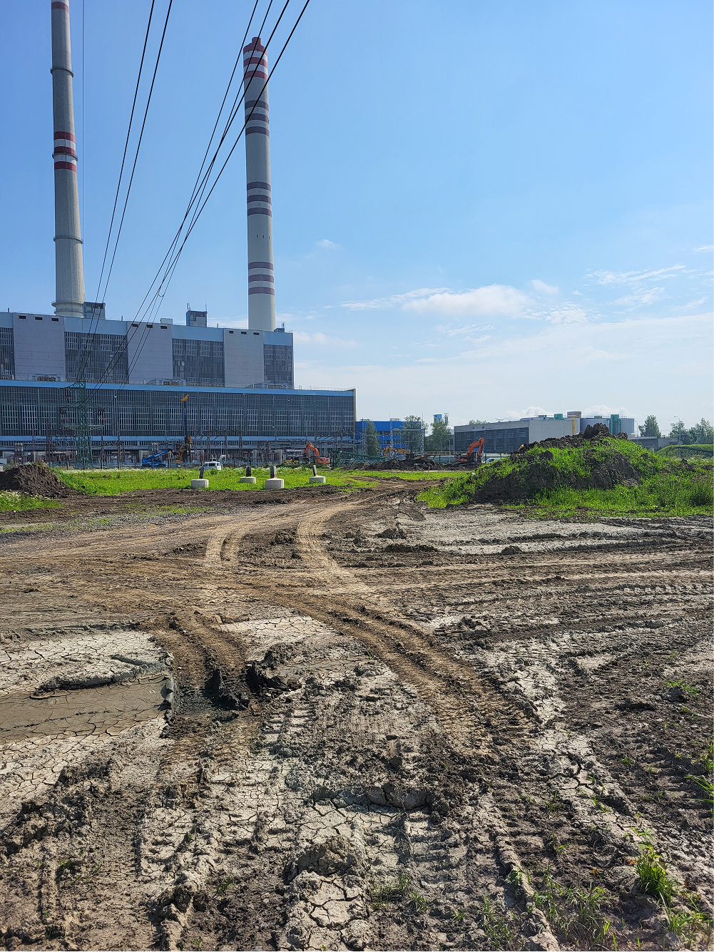 Trasa vedení 110 kV