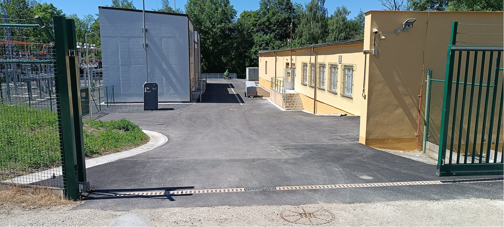 TR Děčín — východ, rozvodna 110 kV